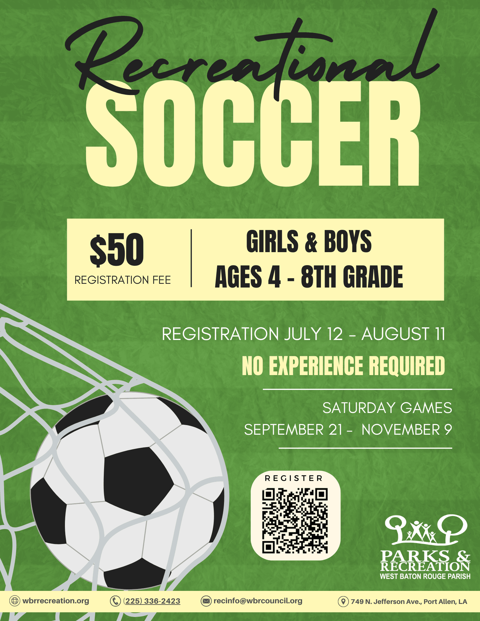 2024 Recreational Soccer