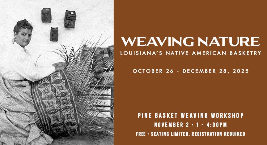 Basket Weaving Exhibit Banner